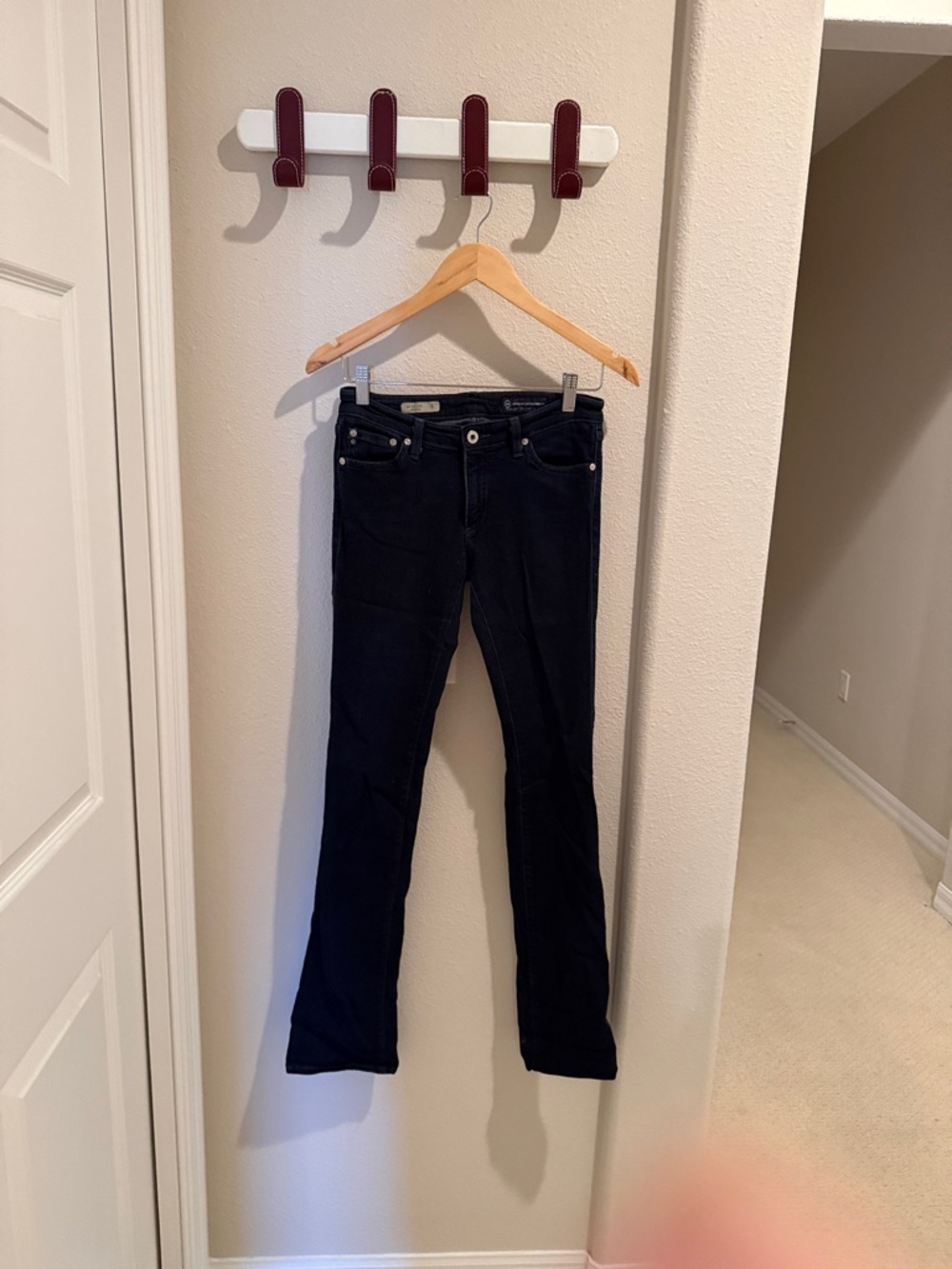 AG Adriano Goldschmied Dark Blue Boot-Cut Jeans
